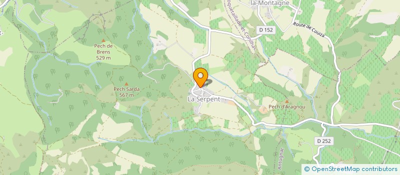 localisation de l'entreprise ACOUSTILOUS  LA SERPENT