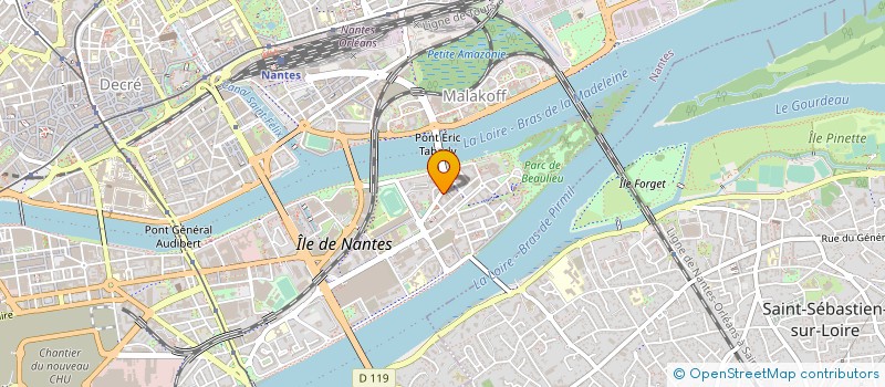 localisation de l'entreprise ACOUSTINOV à NANTES