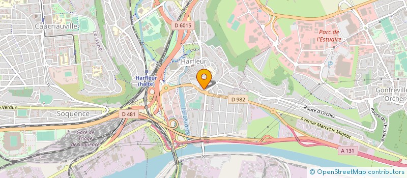 localisation de l'entreprise ACOUSTIQUE CALORIFUGE THERMIQUE REGIONAL  GONFREVILLE L'ORCHER