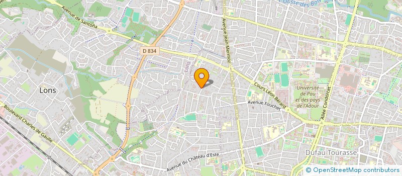 localisation de l'entreprise ACOUSTIQUE CERTIFICATION à BILLERE