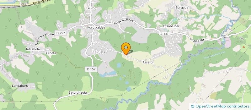 localisation de l'entreprise ACOUSTIQUE COTE BASQUE à URCUIT