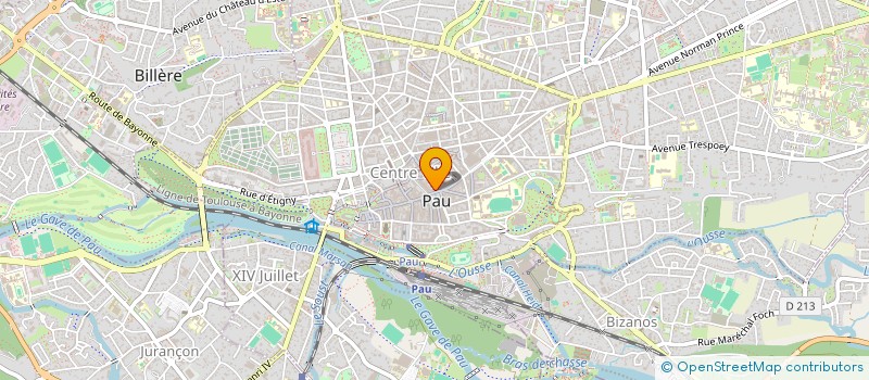 localisation de l'entreprise ACOUSTIQUE MEDICALE à PAU