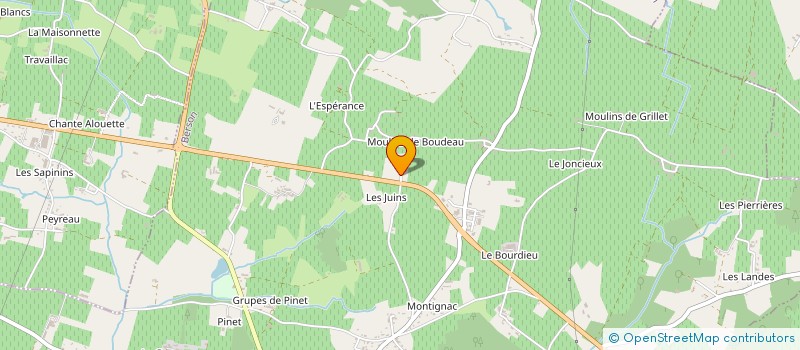 localisation de l'entreprise ACOUSTIQUE SOLUTIONS à BERSON