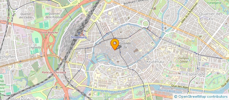 localisation de l'entreprise ACOUSTIQUE STUDIO LANGER à STRASBOURG