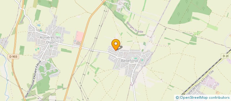 localisation de l'entreprise ACOVE CONSEIL  BELLEFOND