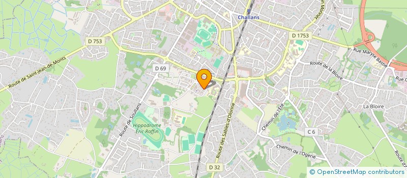 localisation de l'entreprise ACOVEL à CHALLANS