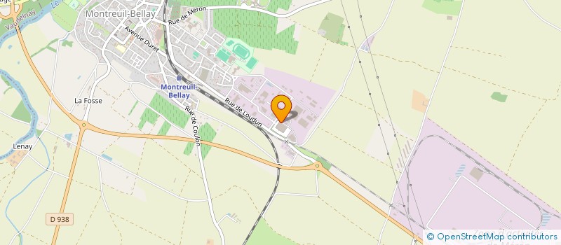 localisation de l'entreprise ACP  MONTREUIL-BELLAY