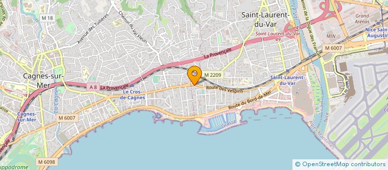 localisation de l'entreprise ACP à SAINT-LAURENT-DU-VAR