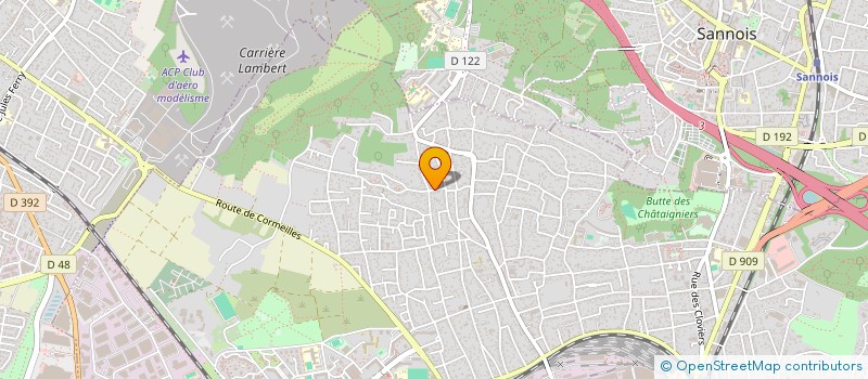 localisation de l'entreprise ACP  ARGENTEUIL