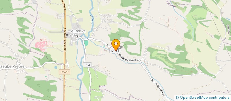 localisation de l'entreprise ACP  AUTERIVE