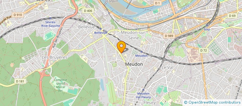 localisation de l'entreprise ACP à MEUDON