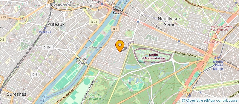localisation de l'entreprise ACP à NEUILLY-SUR-SEINE