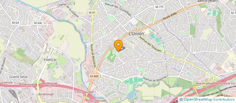 localisation de l'entreprise ACP  TOULOUSE