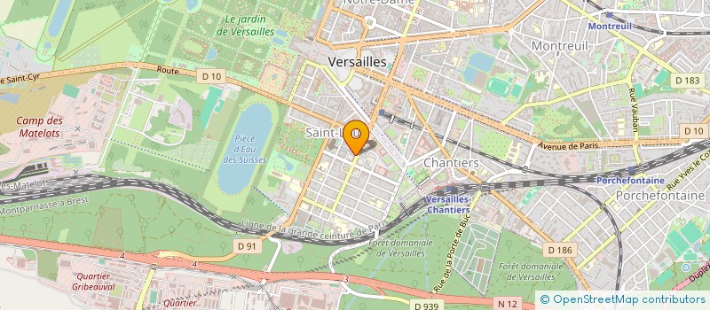 localisation de l'entreprise ACP à VERSAILLES