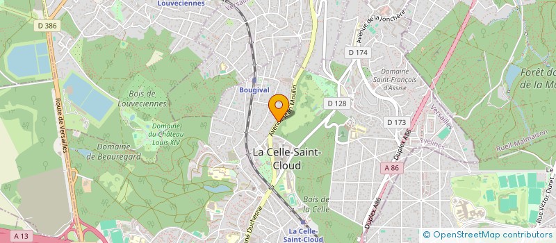 localisation de l'entreprise ACP (ACCESSOIRES POUR CUISINE PROFESSIONNELS)  LA CELLE-SAINT-CLOUD