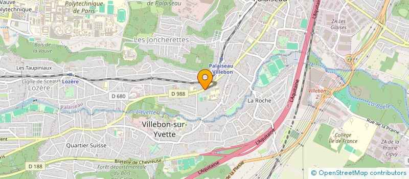 localisation de l'entreprise ACP (ACTION COMMUNAUTAIRE PALAISEAU) à PALAISEAU