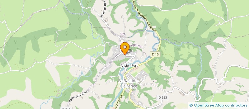 localisation de l'entreprise ACP BUSINESS  LA BASTIDE-CLAIRENCE