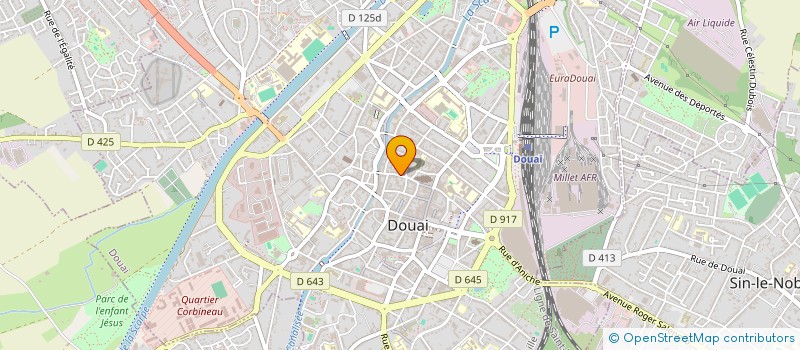 localisation de l'entreprise ACP CONCEPT à DOUAI