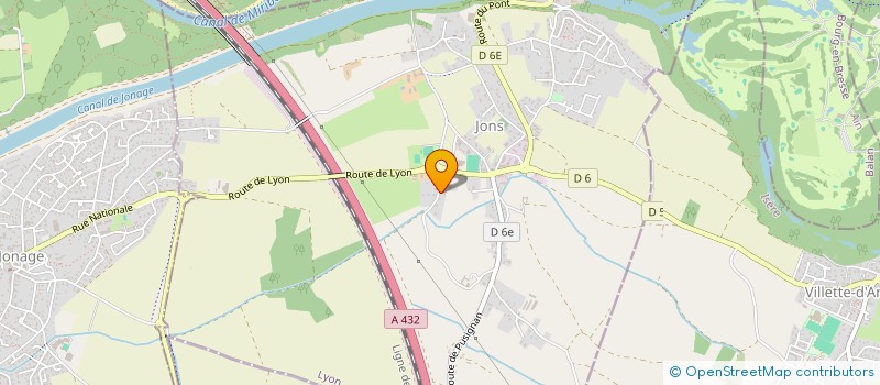 localisation de l'entreprise ACP COURTAGE  JONS