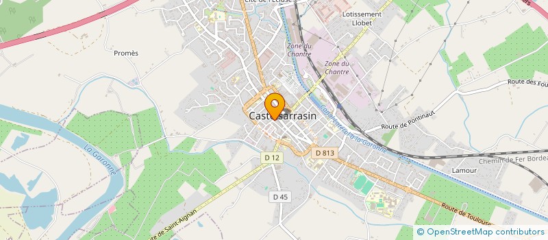 localisation de l'entreprise ACP DOM 82 à CASTELSARRASIN