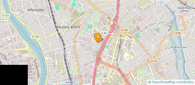 localisation de l'entreprise ACP ECOUTE à MAISONS-ALFORT
