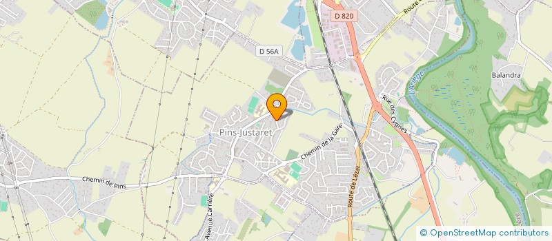 localisation de l'entreprise ACP GERARDOT  PINS-JUSTARET