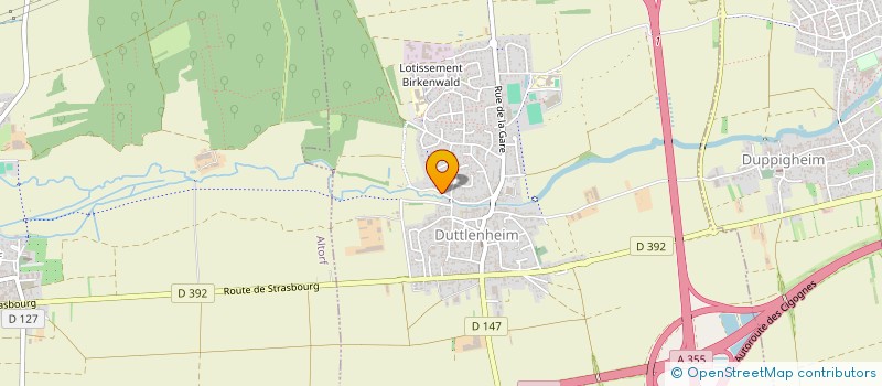 localisation de l'entreprise ACP INFORMATIQUE  DUTTLENHEIM