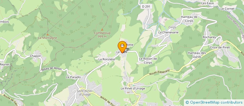 localisation de l'entreprise ACP INVEST  SAINT-MARTIN-D'URIAGE