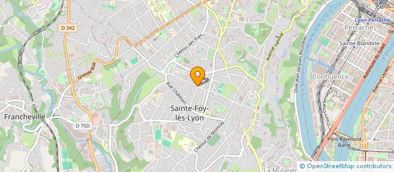 localisation de l'entreprise ACP LOG à LYON