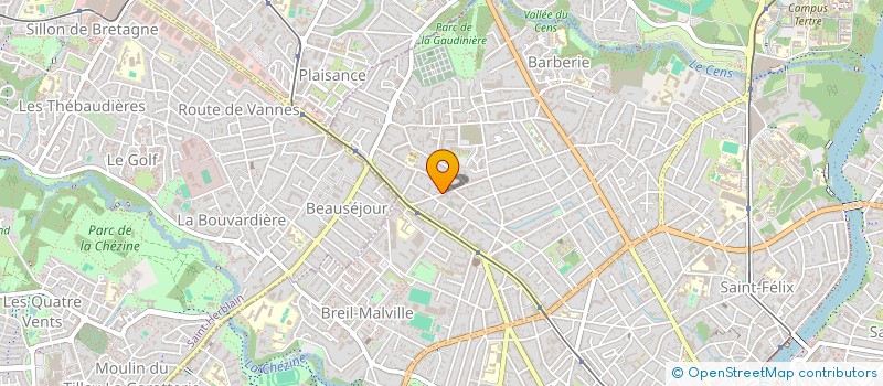 localisation de l'entreprise ACP LONGCHAMP  NANTES