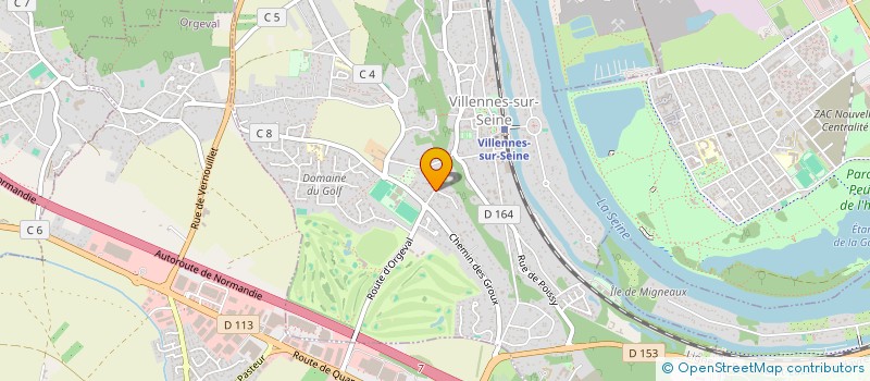 localisation de l'entreprise ACP PLOMBERIE CARRELAGE  VILLENNES-SUR-SEINE