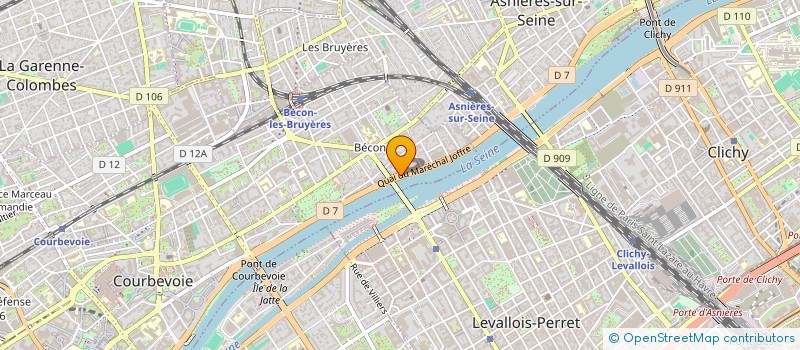 localisation de l'entreprise ACP PROTECTION à COURBEVOIE