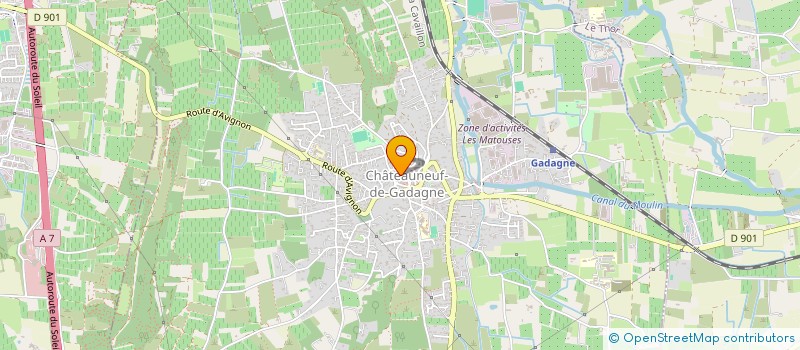 localisation de l'entreprise ACP SERVICES  CHATEAUNEUF-DE-GADAGNE