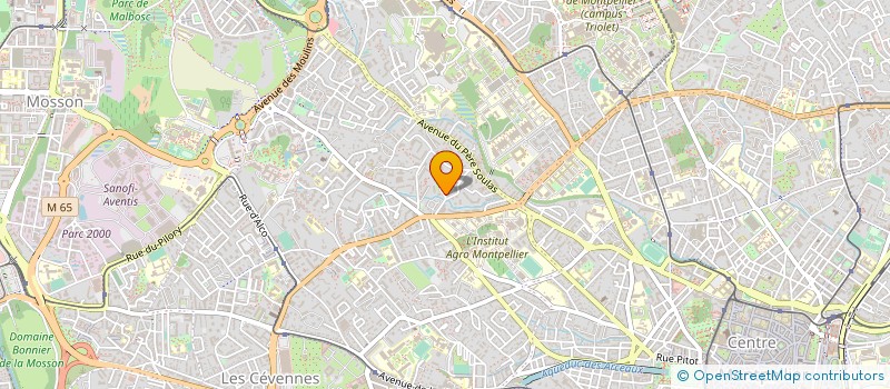 localisation de l'entreprise ACP SERVICES à MONTPELLIER