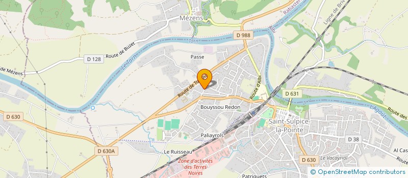 localisation de l'entreprise ACP2I  SAINT-SULPICE-LA-POINTE