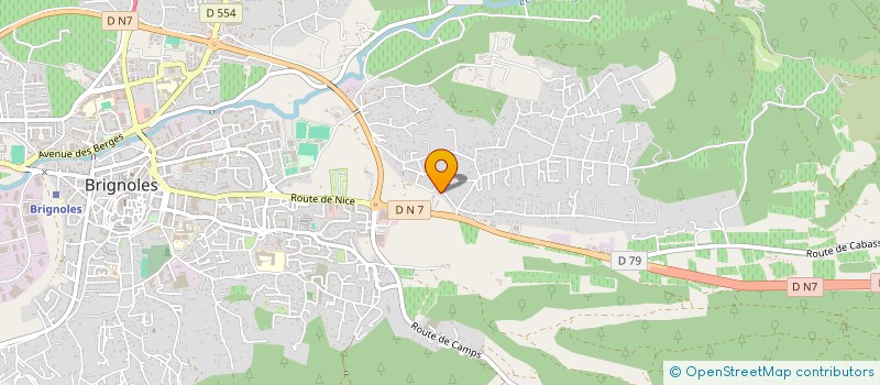 localisation de l'entreprise ACPA  BRIGNOLES