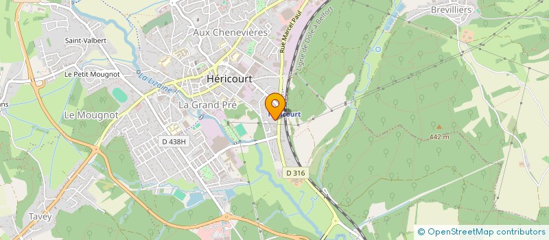 localisation de l'entreprise ACPA DATA STUDIO  HERICOURT