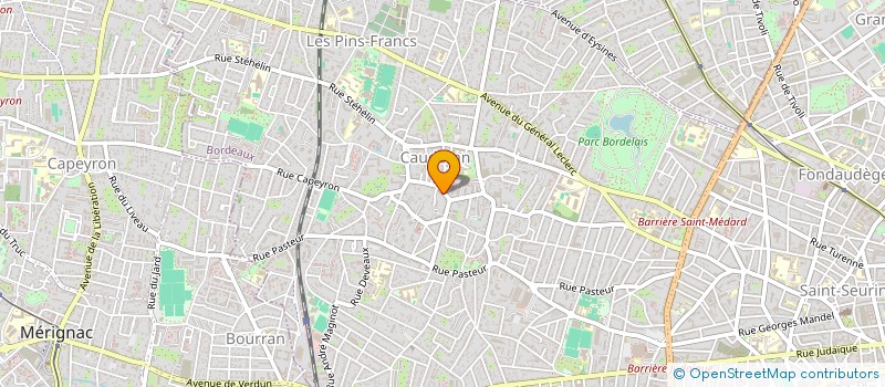 localisation de l'entreprise ACPAA à BORDEAUX