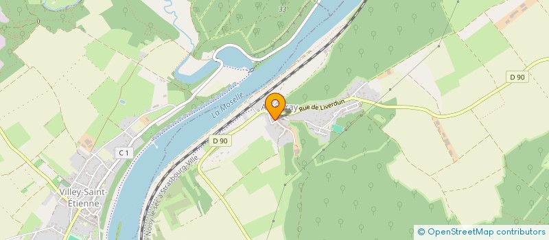 localisation de l'entreprise ACPC  LIVERDUN