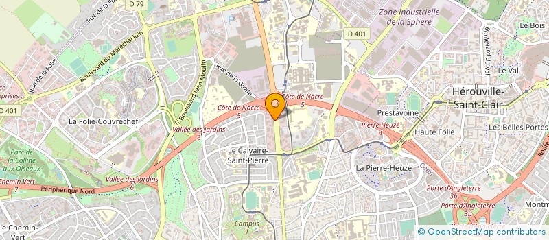 localisation de l'entreprise ACPERAR à CAEN