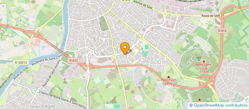 localisation de l'entreprise ACPG 34 à AGDE