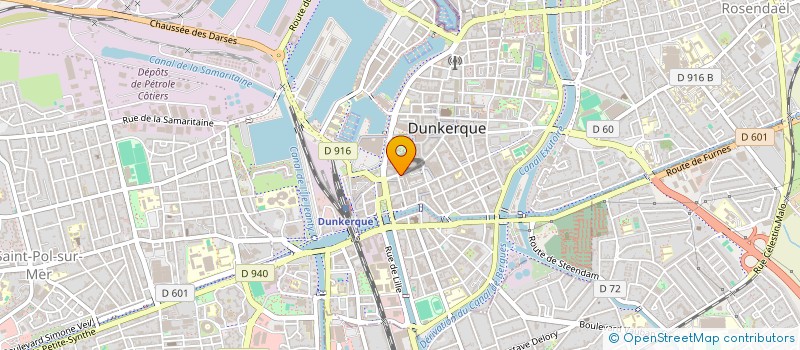 localisation de l'entreprise ACPG CATM TOE ET VEUVES DE DUNKERQUE CENTRE à DUNKERQUE