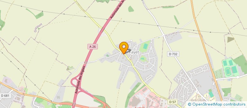 localisation de l'entreprise ACPG - CATM - TOE ET VEUVES DE L'AISNE. SECTION INTERCANTONALE DE SAINT-QUENTIN  FAYET