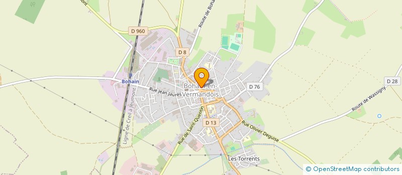 localisation de l'entreprise ACPG-CATM-TOE-VEUVES AMICALE DES ANCIENS COMBATTANTS à BOHAIN-EN-VERMANDOIS