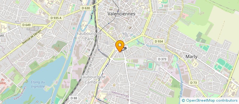 localisation de l'entreprise ACPJ NOTRE DAME  VALENCIENNES