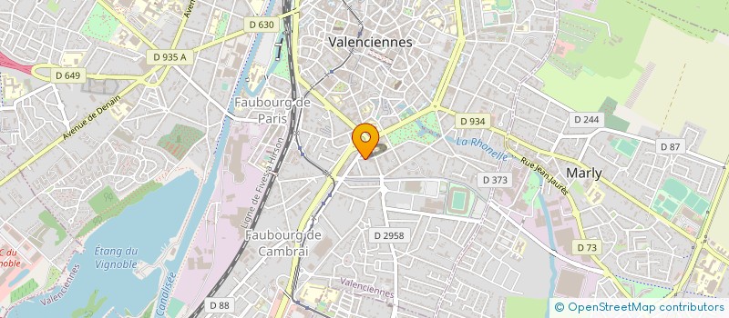 localisation de l'entreprise ACPJH à VALENCIENNES