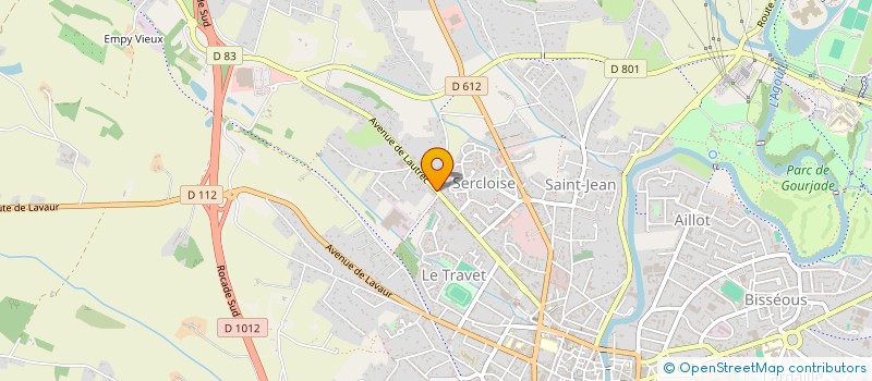 localisation de l'entreprise ACPK  CASTRES