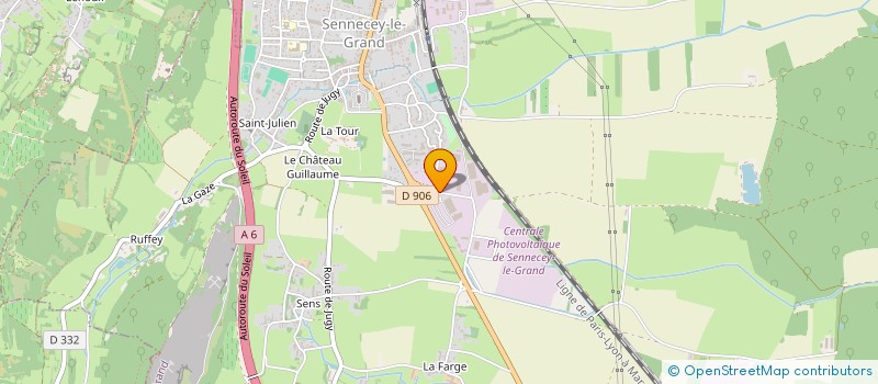 localisation de l'entreprise ACPL ATELIER CONTROLE POIDS LOURDS à SENNECEY-LE-GRAND
