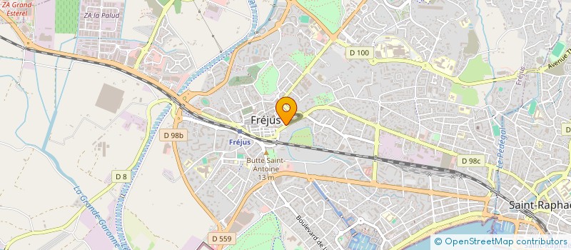 localisation de l'entreprise ACPM BATIVAR à FREJUS
