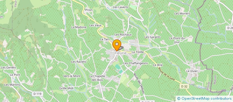 localisation de l'entreprise ACPM VINS  FLEURIE